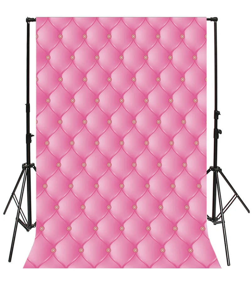 Laeacco Leather Pattern Diamonds Luxury Headboard Photography Backgrounds Customized Photographic Backdrops For Photo Studio