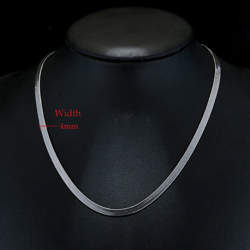 Fashion Hot Sale Punk Clavicle Necklace 925 Silver Plate Simple Collar