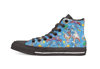 

G FORCE Design breathable Casual High Top lace-up Canvas shoes sneakers For Drop shipping