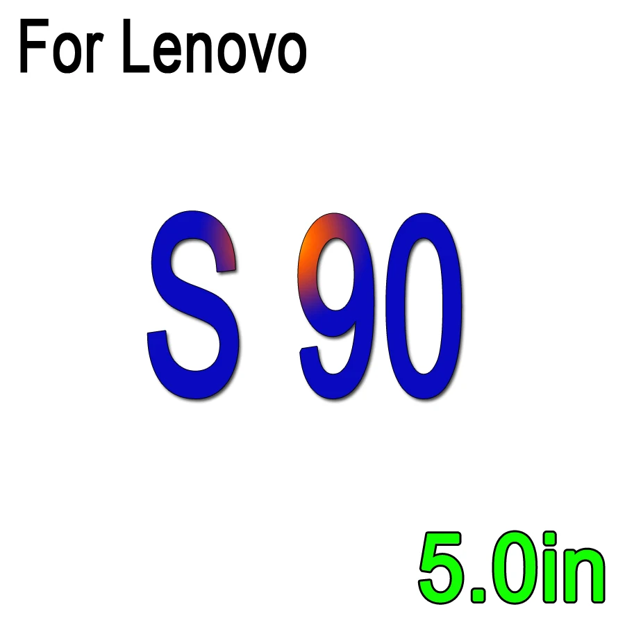 2 шт. закаленное Стекло для lenovo A319 S60 S90 S650 S660 S850 Vibe Shot Z90 P780 K3 K5 Примечание Экран из закаленного стекла с уровнем твердости 9H крышка чехол - Цвет: For Lenovo S90