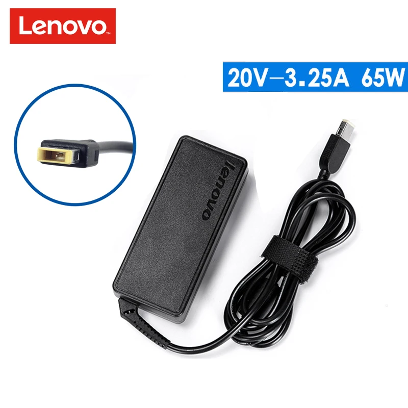 

65W 20V 3.25A Original Laptop Charger Adapter Power For Lenovo ThinkPad Yoga13 Z505 G400 S405 ADLX65NCC2A