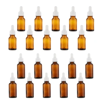 

20pcs Empty Eye Dropper Pipette Bottle Vials For Essential Oil Perfume Aromatherapy Makeup Liquids