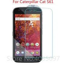 2 шт закаленное стекло для гусеницы Cat S61 защита экрана 9H 2.5D Защитное стекло для телефона для гусеницы Cat S61 стекло