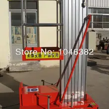 Электрическая мачтовая вышка Алюминиевая Рабочая подъемная Таблица