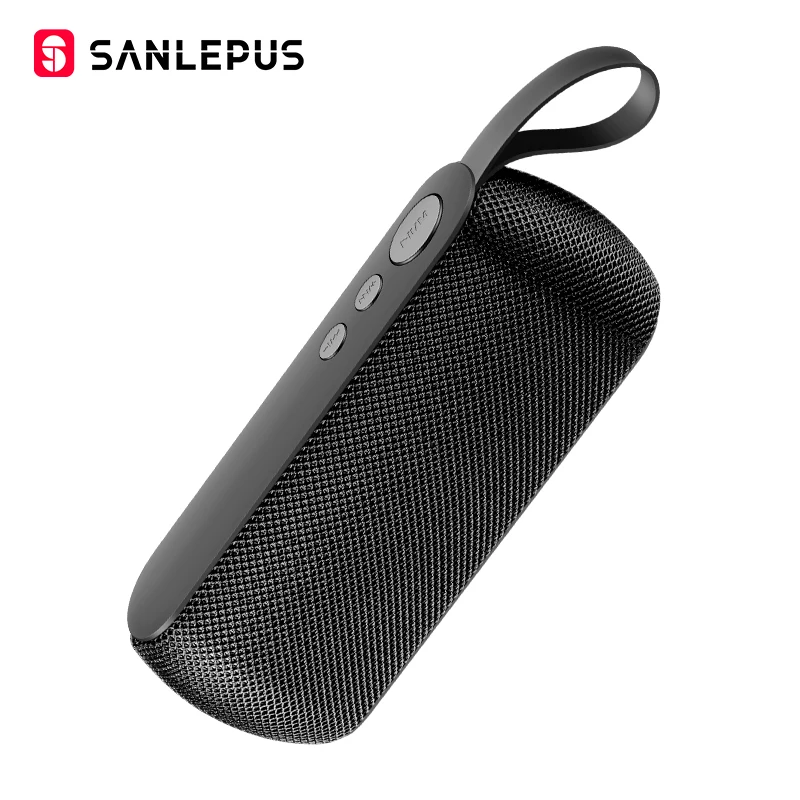 SANLEPUS портативная беспроводная стереоколонка Bluetooth с микрофоном TF картой fm-радио AUX MP3 воспроизведения музыки открытый динамик Саундбар
