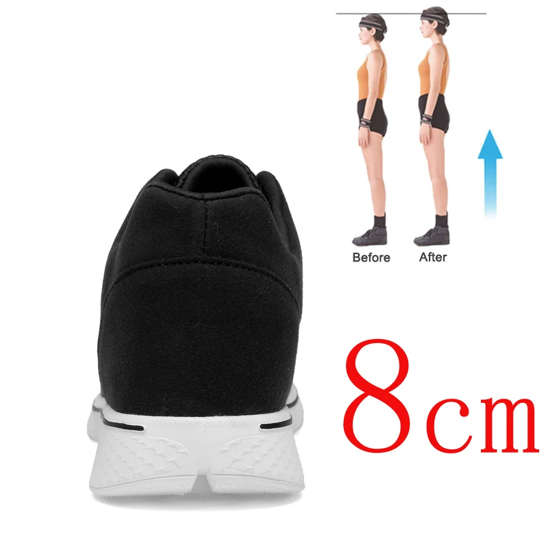 

Heightening Shoes Elevator Shoes Height Increase Shoes for Men 8 CM Men Casual Shoes Height Increase Insole