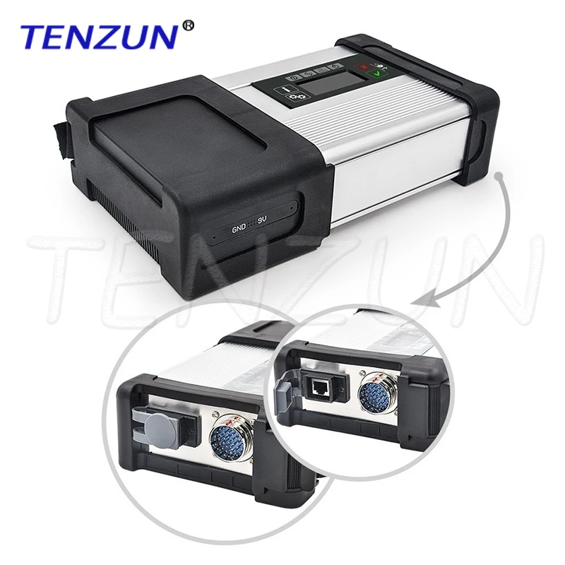 TENZUN программное обеспечение нового поколения V2019.12 с Wi-Fi MB Star C5 SD Compact 5 для легковых и грузовых автомобилей с VEDIAMO DTS MONACO