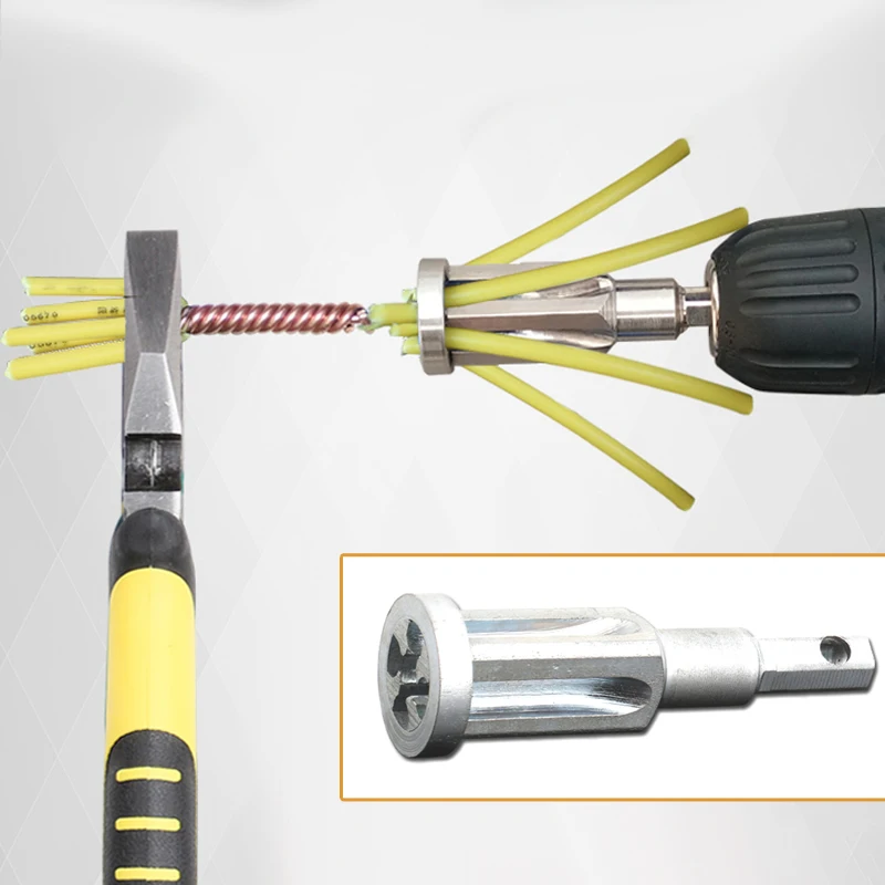 

New 1 Pcs Wire Stripping Artifact Automatic Tool Twist Line Durable for Electrician NE