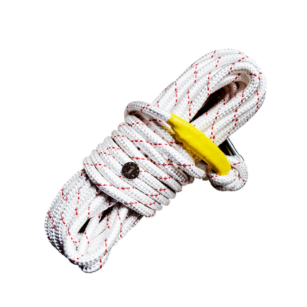 

10m/20m 14mm Diameter Outdoor Rock Climbing Rope High Strength Safety Rope Fire Escape Safety Braided Cord