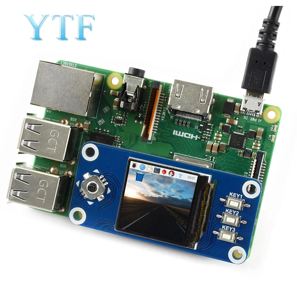 1 3 дюймов IPS Дисплей модуль Экран Плата расширения ST7789 поддерживает Raspberry Pi 4B/3B