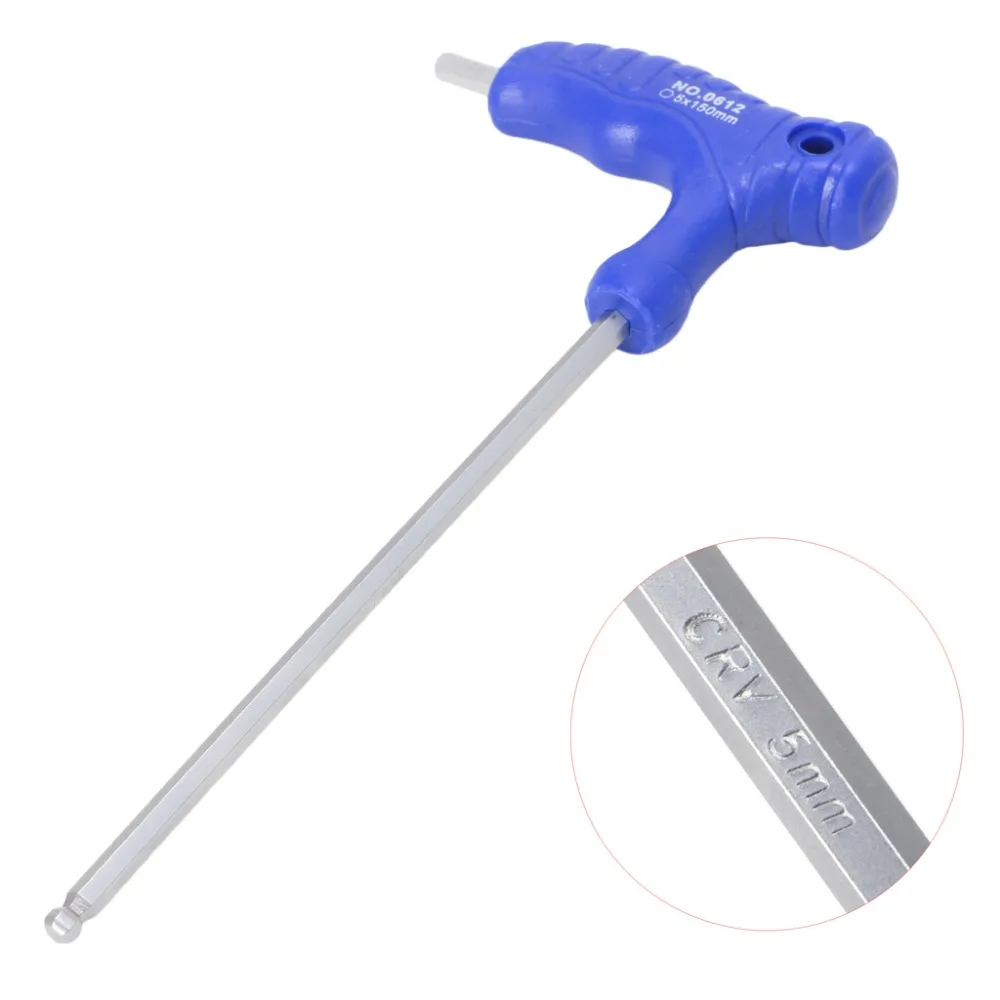 ANENG H5/H6 5 мм/6 мм Т-образная ручка шестигранный ключ ручной инструмент для ремонта