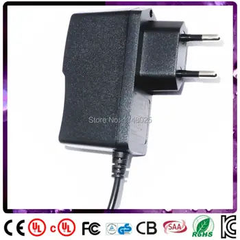 

Free shipping 1pcs ac dc 12v 0.7a power adapter 700ma EU input 100 240v ac 5.5x2.1mm 0.9m DC cable Power Supply transformer