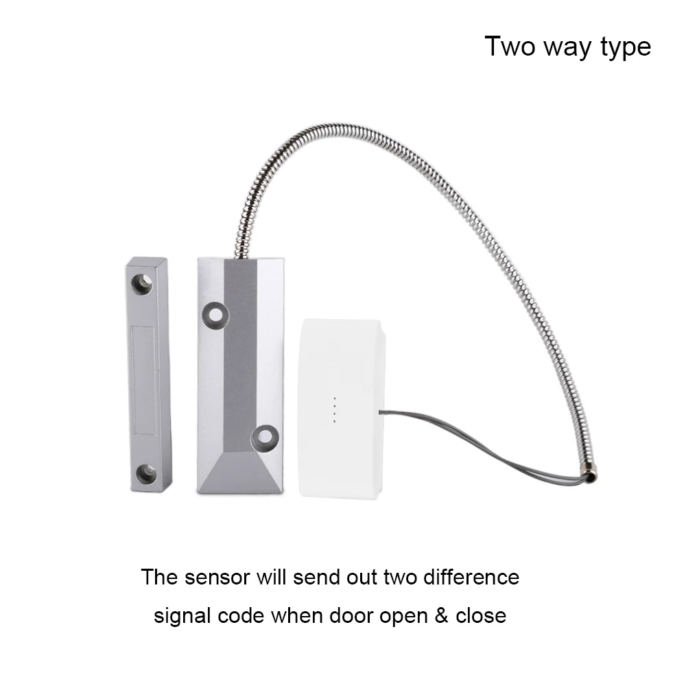 Wofea беспроводной Ролик затвора двери сенсор гаражные ворота магнитный детектор открытия двери и окна 433 МГц