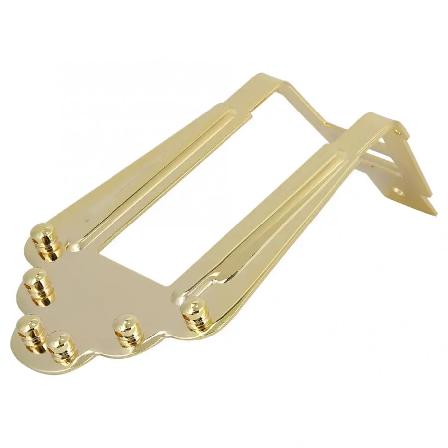 Electric Guitar Professional Metal 6 Strings Tailpiece Bridge For Jazz Archtop Electric Guitar Accessory Guitar Electric