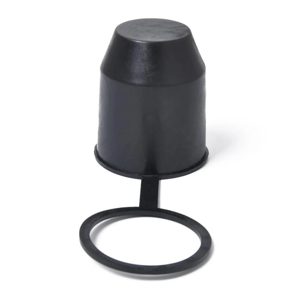 50 мм черный фаркоп шаровая крышка автомобиля буксировочное сцепное устройство буксировочный прицеп Защитная крышка подходит для большинства транспортных средств