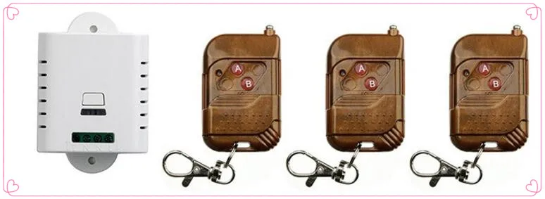 

85V 110V 120V 220V 250V 1CH RF Wireless Remote Control Switch System 3 transmitter & 1 receiver relay Receiver Smart Home Switch
