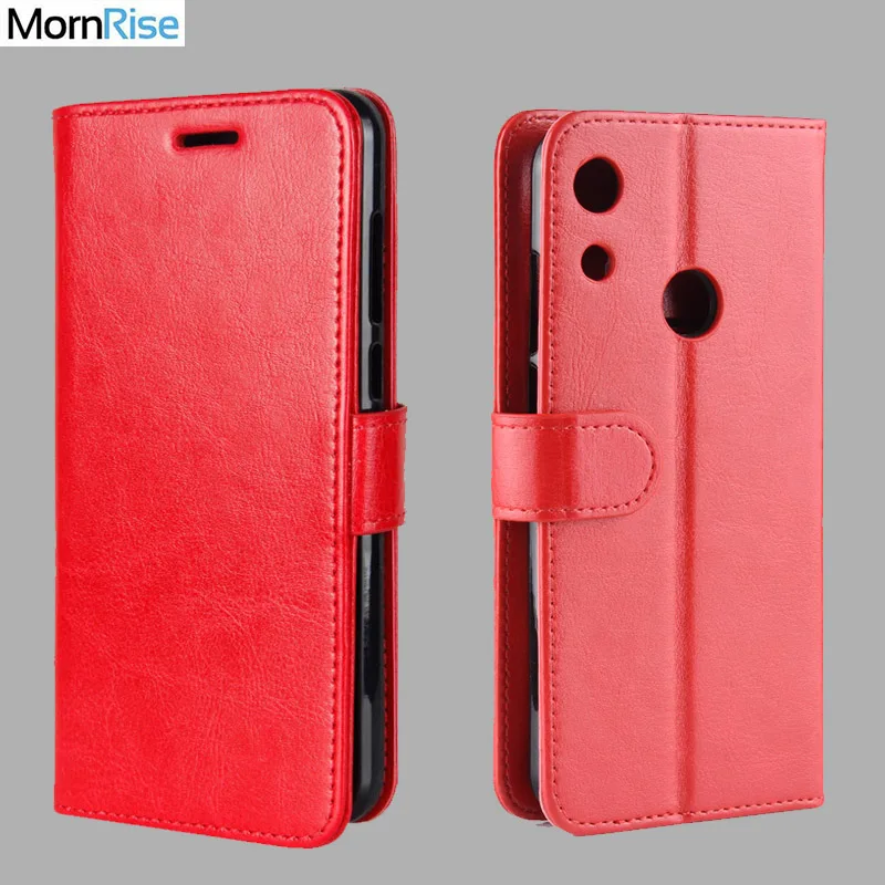 

New Luxury Retro Leather Book Flip Folio Cover For Huawei Honor 8A Case Wallet Stand Card Slot Photo Holder Mobile Phone Bags