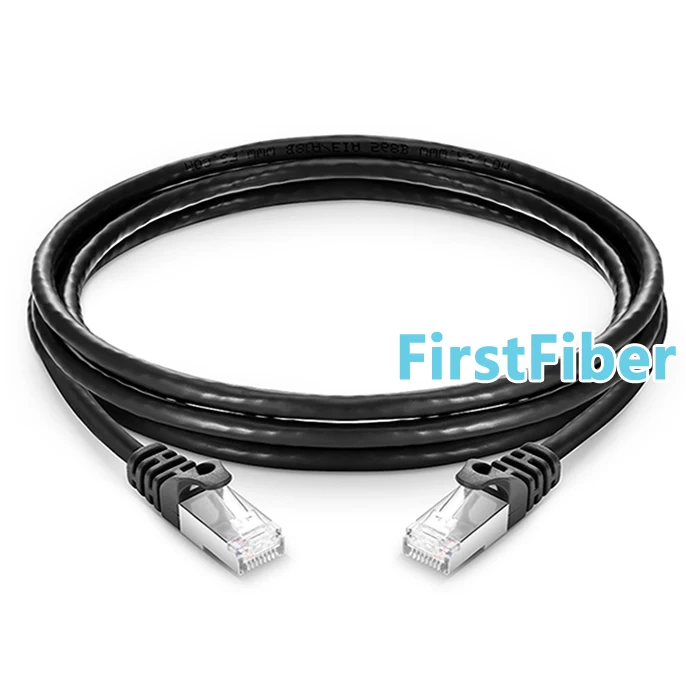 FirstFiber Cat7 Snagless экранированный (SFTP) ПВХ Ethernet сетевой Соединительный кабель RJ45| |