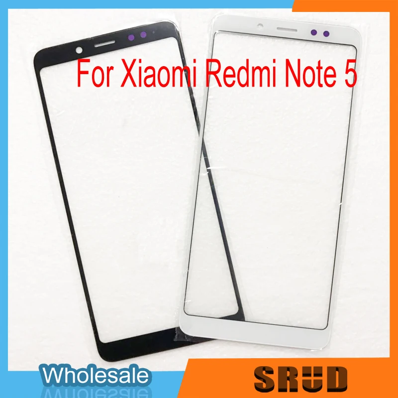 

50Pcs/Lot For Xiaomi Redmi Note 5 6 7 Note5 Note6 Note7 LCD Outer Glass Lens Replacement Part With OCA Laminated Service