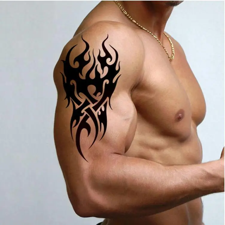 Flash Tattoo In Dubai | negro tatuaje temporal para hombre del tatuaje del brazal Flash Tattoo In Dubai | negro tatuaje temporal para hombre del tatuaje del brazal