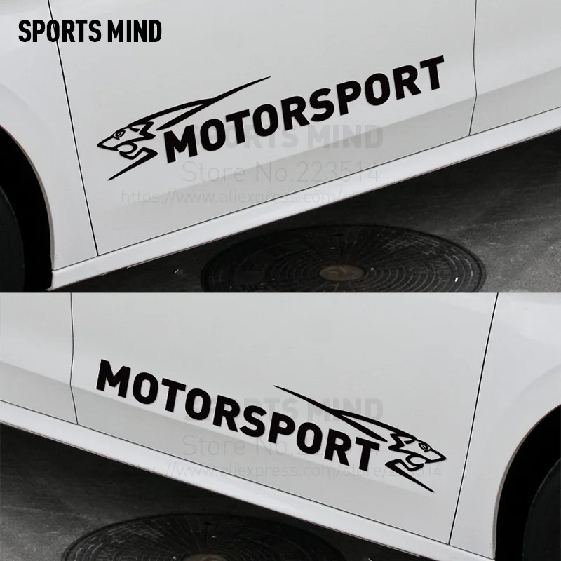 

5 Pairs SPORTS MIND lion MOTORSPORT car sticker Decal For peugeot 307 206 308 407 207 3008 208 508 406 2008 301 accessories