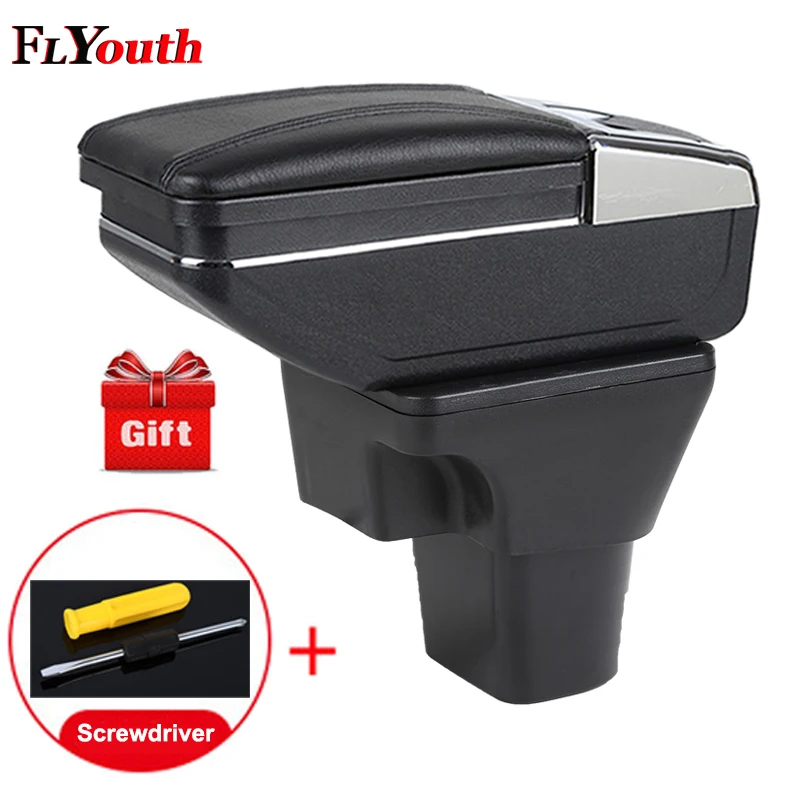 

Car Armrest Box For Hyundai Accent 2006-2011 Central Store Content Box With Cup Holder Ashtray Interior Car-Styling Accessories