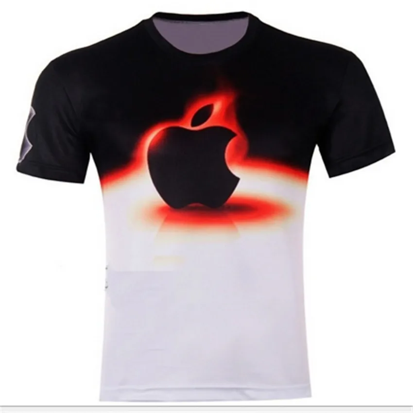 2015 Men s Chameleon 3D Creative Animal T Shirt Fashion Drying Punk Three D Short Sleeve