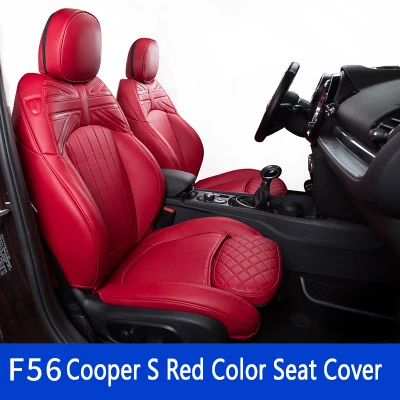 Абсолютно импортный ПВХ материал Юнион Джек Стиль черный и заднее сиденье Чехол для mini cooper F56 F55 F54 F60 R60 - Название цвета: Золотой