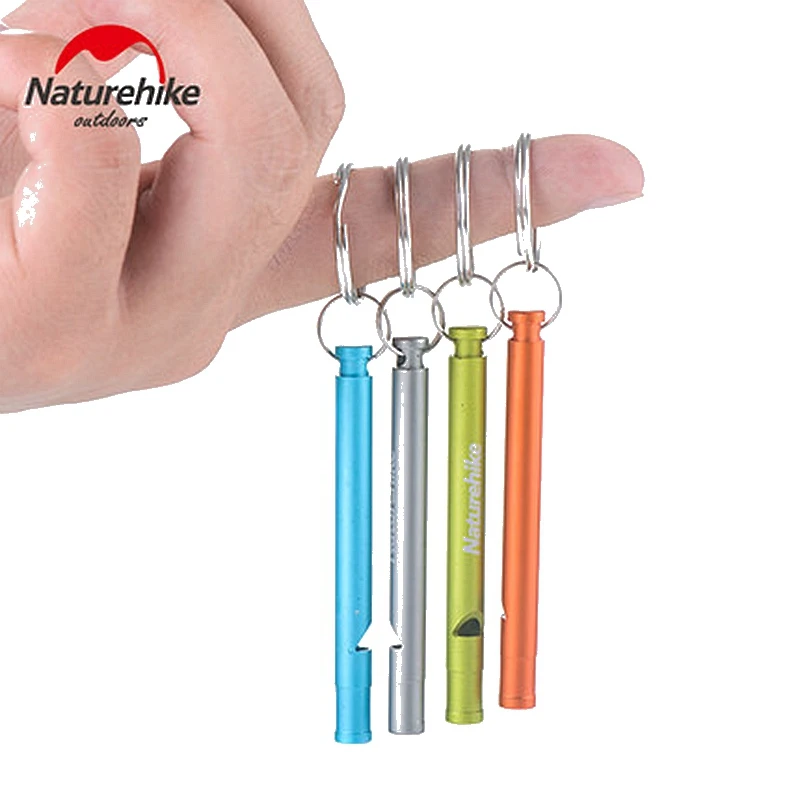 

Naturehike 3 Pcs high pitch Whistle Aluminum Emergency Survival Keychain for Hiking Camping Escape Outdoor EDC Tool