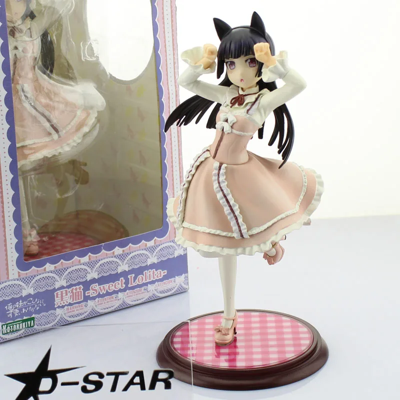 9 &quotOre No Imouto аниме Моя маленькая сестренка милый Kuroneko Гоко Рури Черный кот розовое