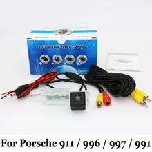 Автомобильная Камера Заднего вида Для Porsche 911/996/997/991/RCA AUX Проводной Или Беспроводной/HD CCD Ночного Видения Поддержка Камеры