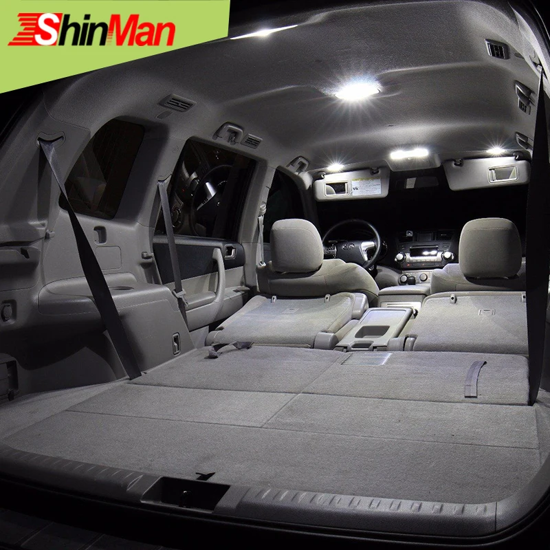 ShinMan 6x светильник Автомобильные светодиодные внутренние фары для Mitsubishi OutlanderLED