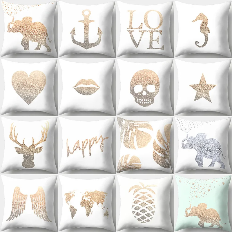 Home Textile Pillow Case Bedding Pillow Cover Pillows Cover Peach Skin