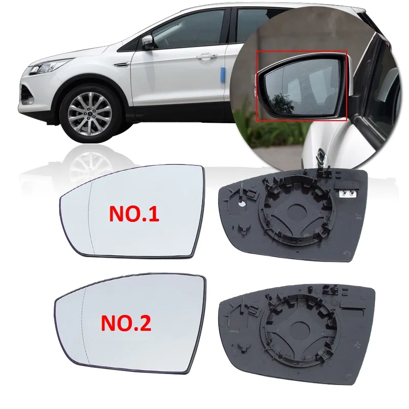 

CAPQX Rearview glass with heat For Ford Kuga MK1 MK2 C-Max MK2 Ecosport 13-18 Galaxy 06-15 S-Max 06-14 Side Rear View Mirror Len