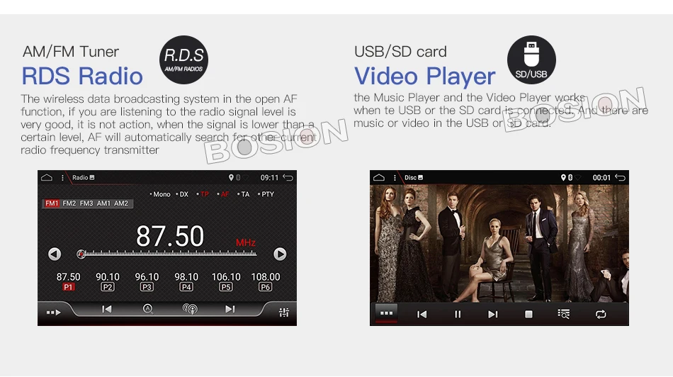 Best Free Canbus 1024*600 Quad Core Android 8.0 Car DVD Player for Audi A4 2002-2007 S4 RS4 8E 8F B9 B7 RNS-E (DTV DAB+ Optional) 6