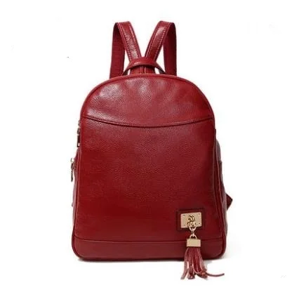 2017 High Quality Genuine Leather Backpacks New Brand Multifunctional Travel Bags Fashion Summer Style Shoulder Bags