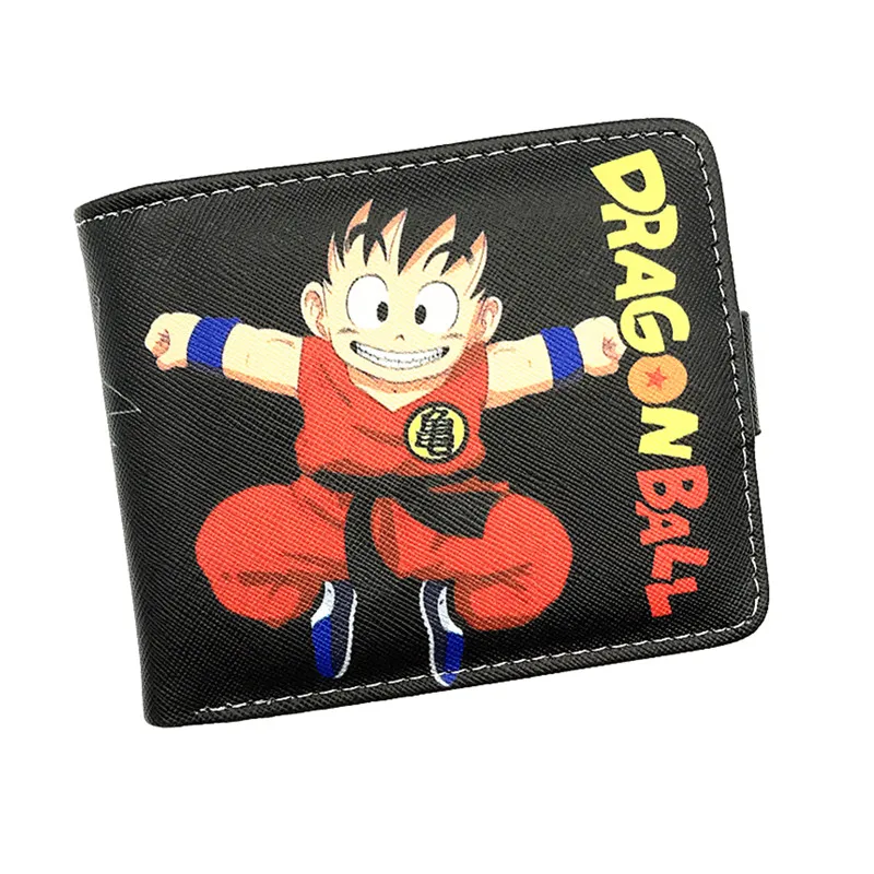 

New Arrival Cartoon Wallets With Zipper Coin Pocket ATTACK ON TITAN/DRAGON BALL/ADVENTURE TIME Short Wallet With Card Holder