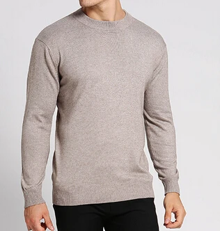 Новое поступление мужские модные пуловеры из кашемира Базовая горячая Распродажа свитера кашемировая смесь с фабрики OEM TFP939 - Цвет: Ocamel