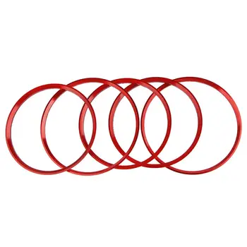 

outlet Vent decoration ring Cover air vent trim Ring For Benz Red brand new