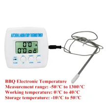 Цифровой Кухонный Термометр для барбекю, электронный зонд для приготовления пищи, мяса, воды, молока, мяса, термометр, кухонные инструменты, Скидка 40