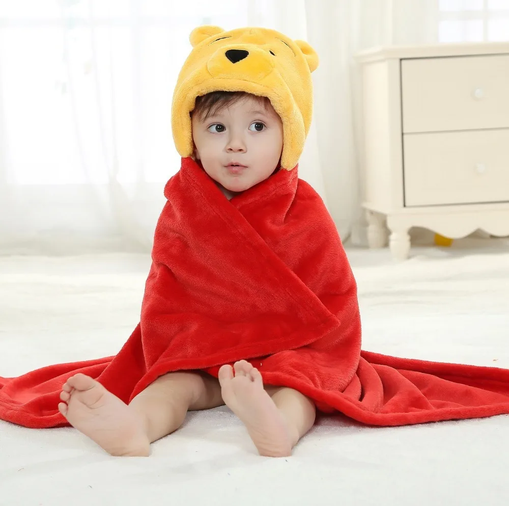 Tanie Kubuś niedźwiedź zwierząt Cosplay bluza z kapturem dla dzieci niemowląt dziewczyna Boy do kąpieli sklep