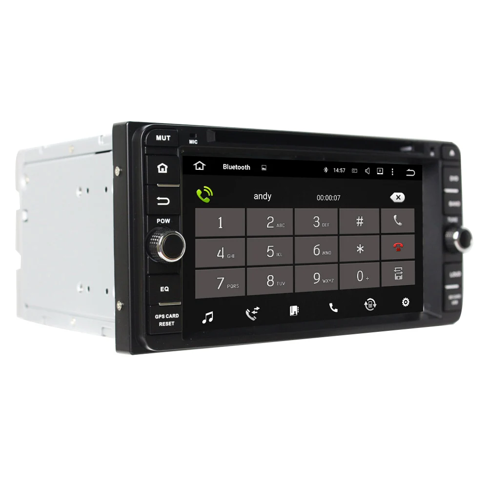 Excellent KLYDE 6.95" 2 Din Android 8.1 Car Radio For Toyota Rav4 Corolla Vios Hilux 2006-2010 Car Audio Multimedia Car Stereo Steering 2
