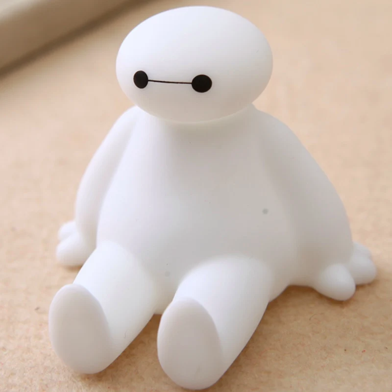 2 шт. Kawaii Baymax резиновый кронштейн мультяшное сиденье для мобильного телефона маленький подарок прекрасная подставка для телефона держатель для iPhone iPad huawei xiaomi