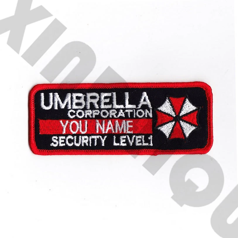 

Embroidery patch Custom name tapes Umbrella Corporation B1989
