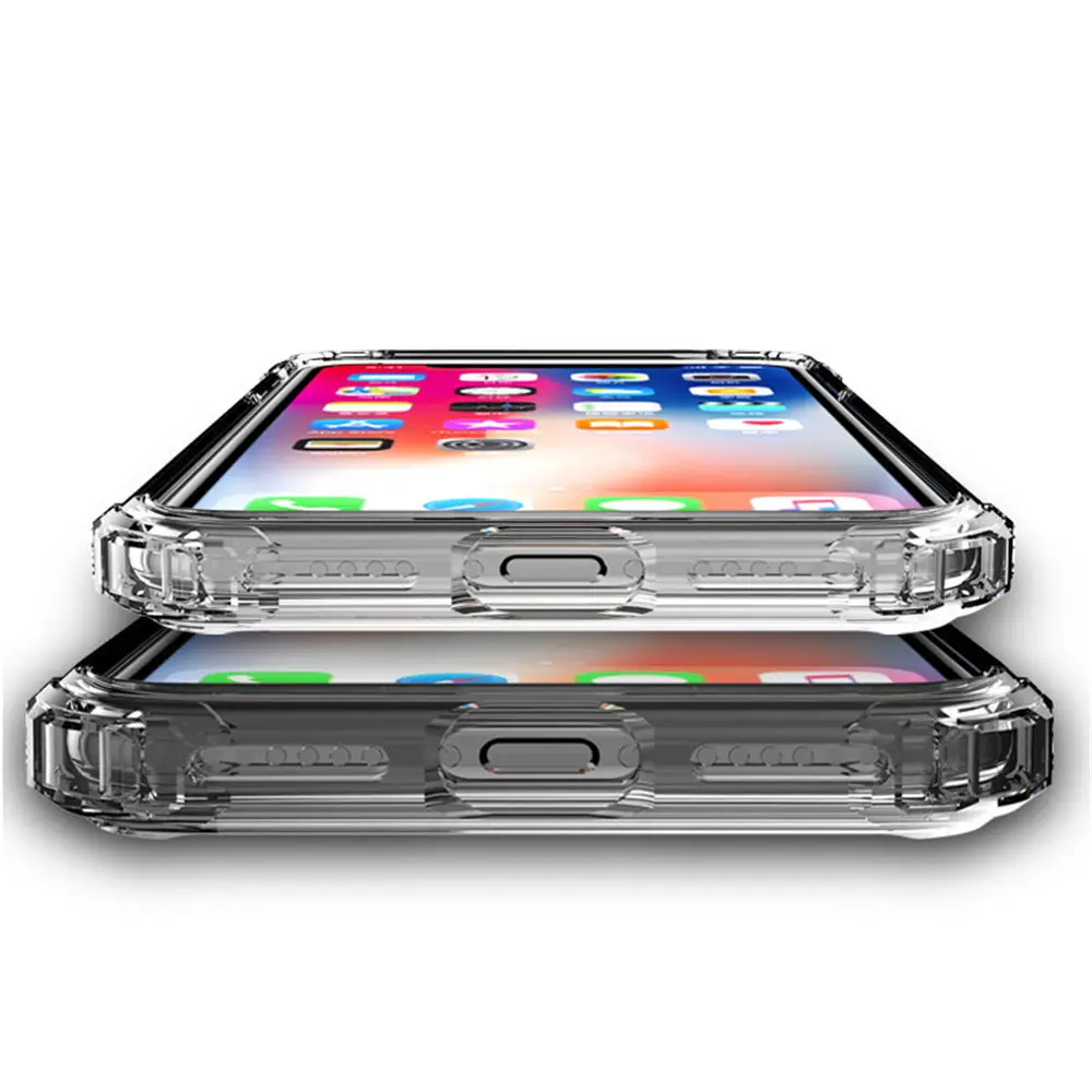 Lovebay сверхмощный защитный чехол для телефона для iPhone 11 Pro X XR XS Max 7 8 6 6s Plus четыре угла укрепляющий силиконовый прозрачный Чехол
