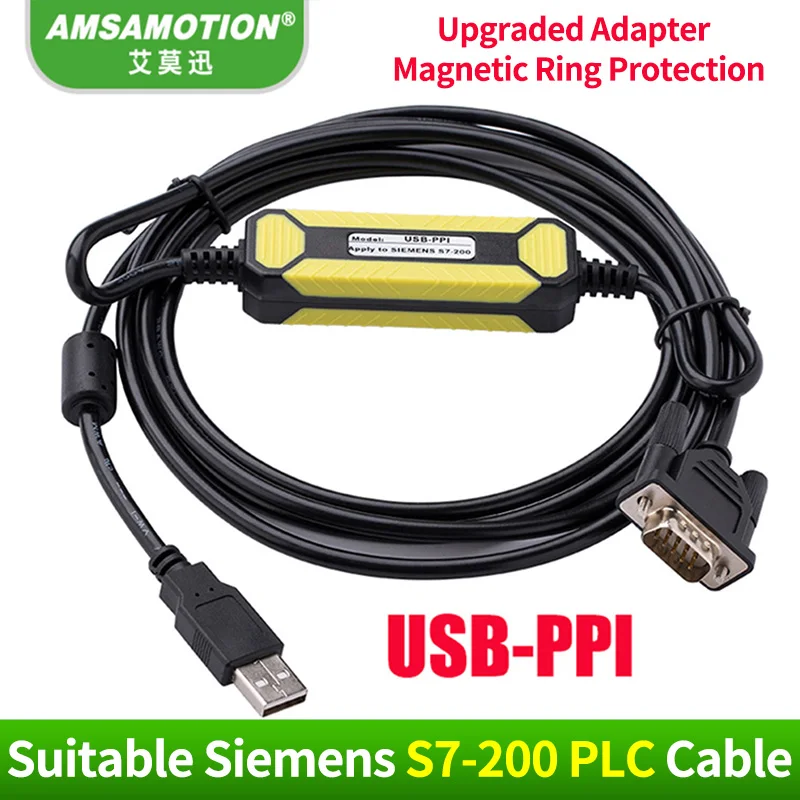Кабель для программирования Siemens 6ES7 901 3DB30 0XA0 подходит ПЛК USB PPI кабель связи