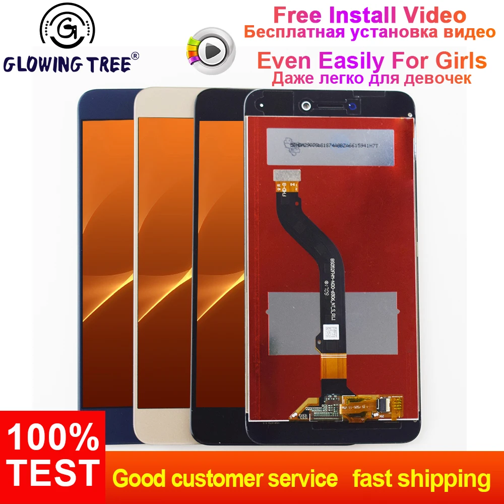 

LCD For Huawei P8 Lite 2017 LCD Dispaly PRA-LA1 PRA-LX1 PRA-LX3 P9 Lite 2017 LCD Screen Touch Screen Digitizer Assembly Frame