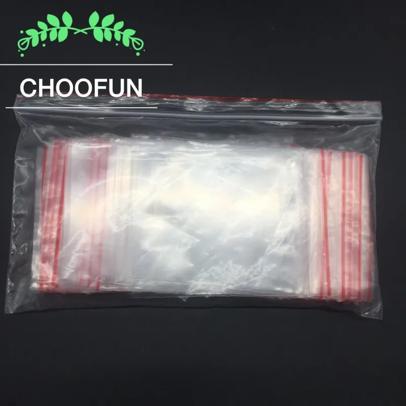 

100pcs 6x8cm PE Transparent Clear Self Sealing Zip Lock Bags For Necklace Jewelry Gift Small Goods Plastic Packaging Bags