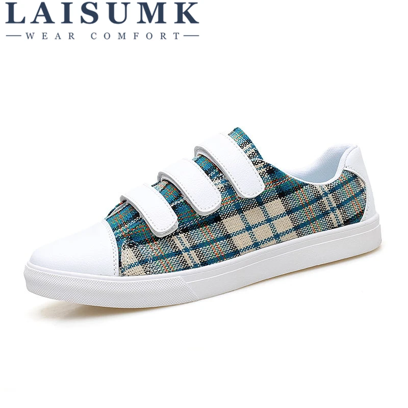 

2019 LAISUMK Sneakers for Men Canvas Shoes Breathable High Quality Men's Casual Shoes Non-slip Free Shipping