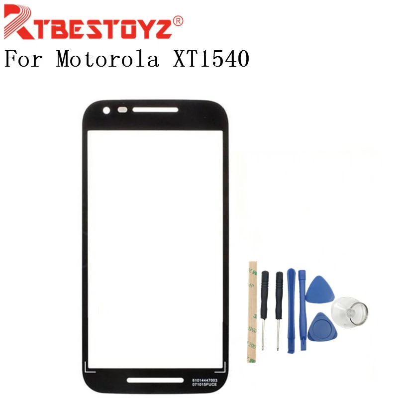 

RTBESTOYZ For Motorola Moto G3 G 3rd Gen XT1540 XT1541 Front Touch Screen Outer Glass Lens Cover+Free Tools